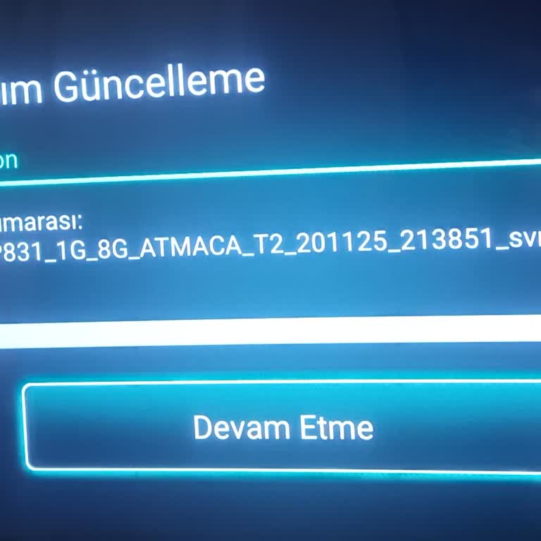 Axen Ax50 Smart TV'de Uygulamalar Açılmıyor Ve Güncelleme Yapılamıyor