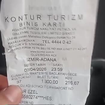 Kontur Turizm Yanıltılmış Hissediyorum Kendimi