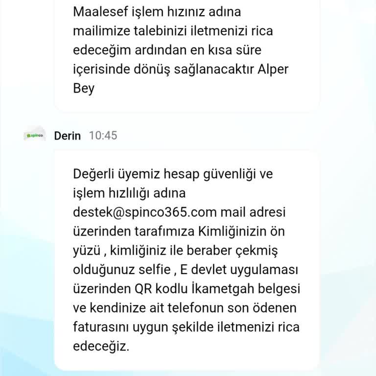 Spinco’da 200 Bin Tl Kazancım Ödenmedi Ve Hesabım Haksızca Kapatıldı