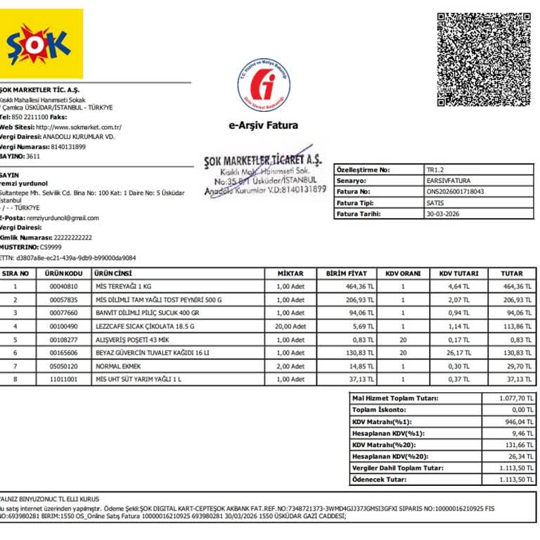 Şok Market Online Siparişimde Eksik Ürün Ve İade Yanıtı Yok
