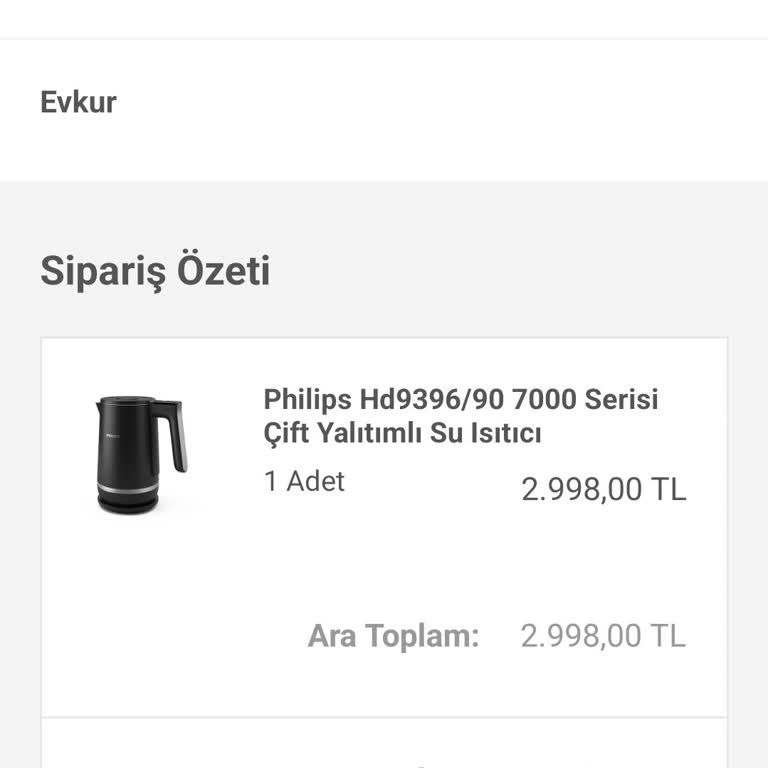 Evkur'dan Uzun Süreli Sipariş Teslimatı Gecikmesi Ve Yetersiz Müşteri Desteği