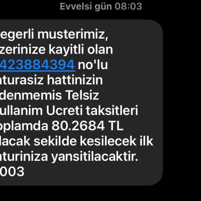 Vodafone Faturasız Hat İçin 80 TL Telsiz Kullanım Ücreti Şaşkınlığı