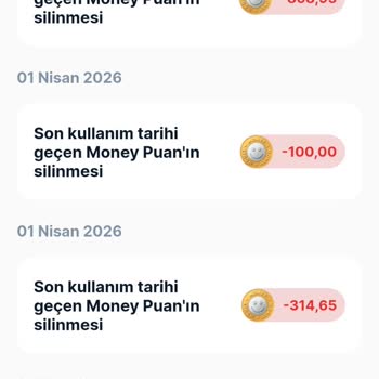 Yanıltıcı Bilgilendirme Nedeniyle Money Puanlarım Silindi