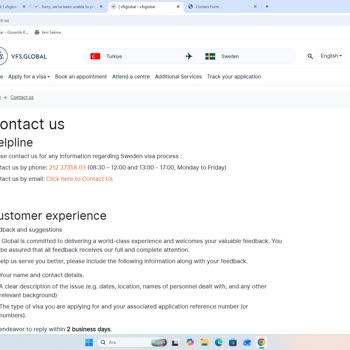 VFS Kullanıcı Kimliğinde Erişim Kısıtlaması Ve Boş Randevu Alınamaması