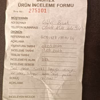 Stradivarius Mağazasında Defolu Pantolon Ve Cevapsız Müşteri Hizmeti