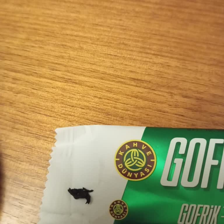 Kahve Dünyası Gofrik Ürününün İçinde Conta Parçası Bulunması Hijyen Ve Sağlık Endişesi