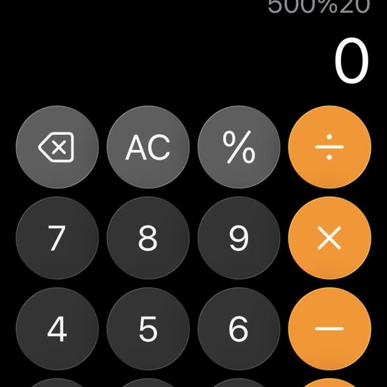 Apple Hesap Makinesi Yüzde İşlemi Hatalı Çıkıyor