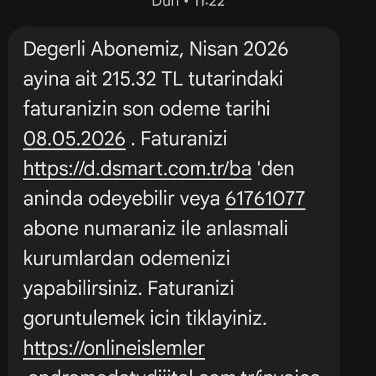 D-Smart İptal Sonrası Yanıltıcı Fatura Kesimi