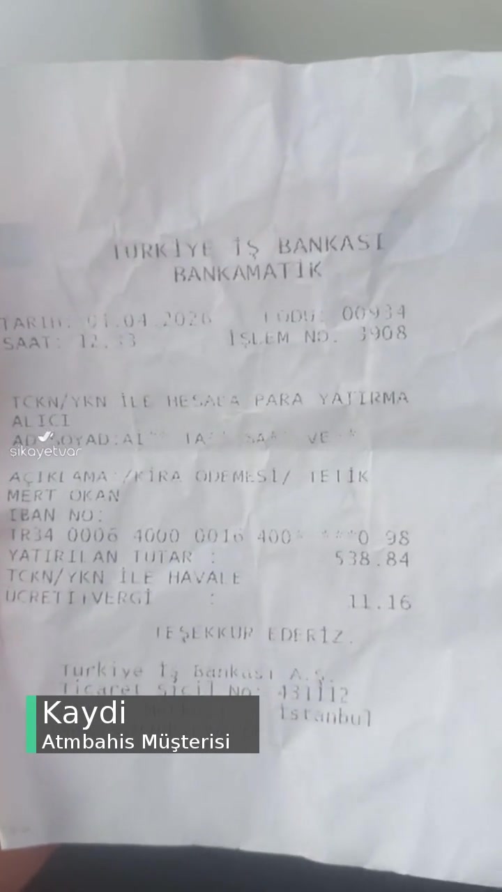 Atmbahis Paramı İade Etmiyor, Canlı Destek Başından Atıyor! videonun kapak resmi