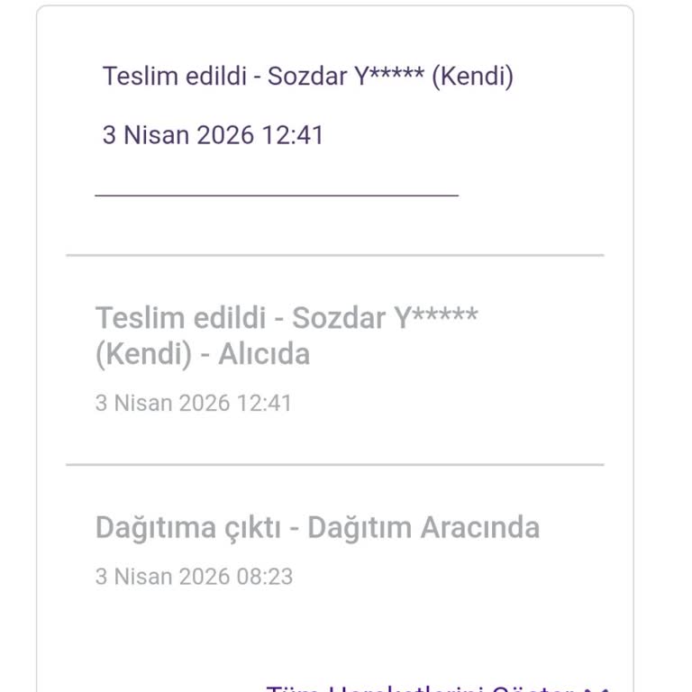 Aşırı Büyük Ürünler, Eksik Kemer Ve İptal Edilen Siparişin Gönderilmesiyle İlgili Şikayet