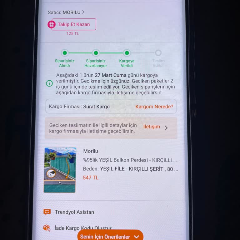 Sürat Kargo Dörtyol Acentesindeki Uzun Teslimat Gecikmesi Ve Sorumsuz Tutum