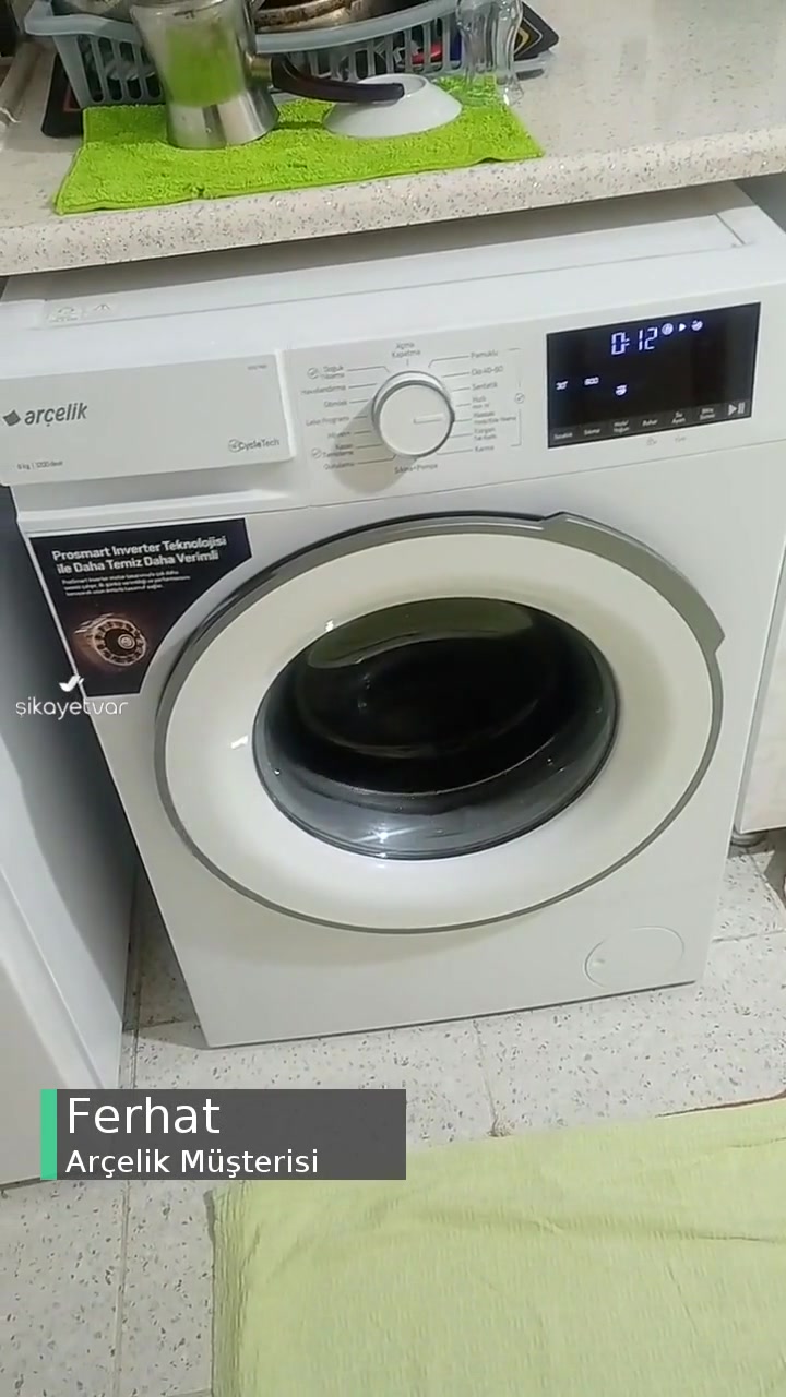 Arçelik 9120 Tmx Çamaşır Makinesi Yürüme Sorunu videonun kapak resmi