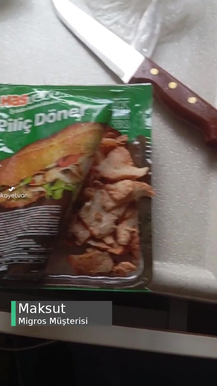 Migros'tan Alınan Has Tavuk Döner Bozuk Çıktı! videonun kapak resmi