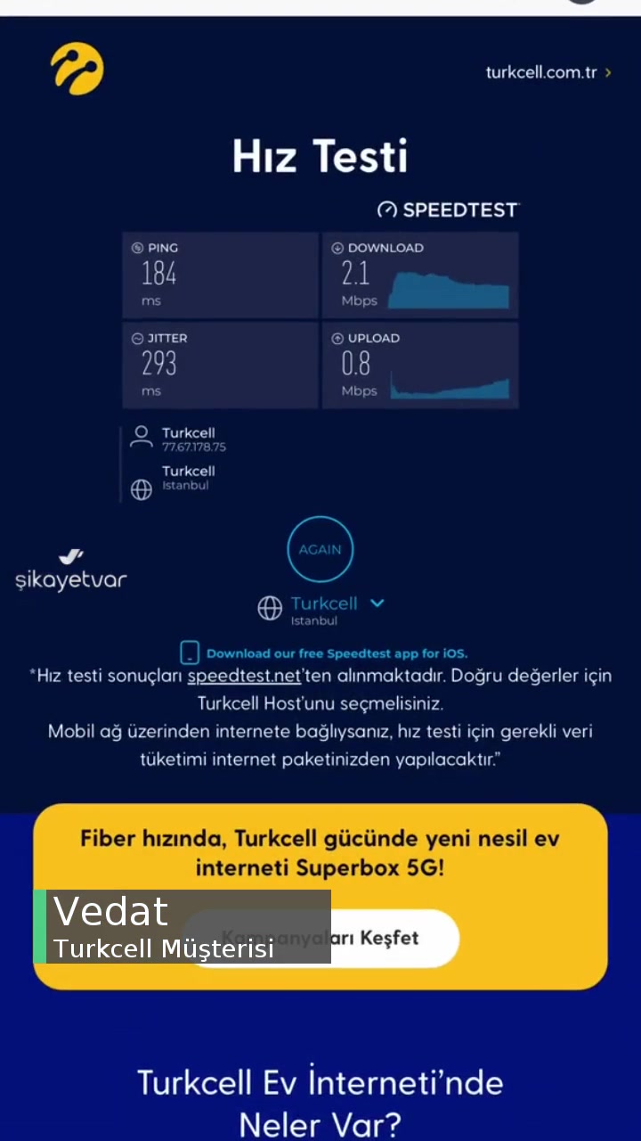 Turkcell Çekim Gücü Sorunu 2 Dakikalık Video Bile İzlenmiyor! videonun kapak resmi