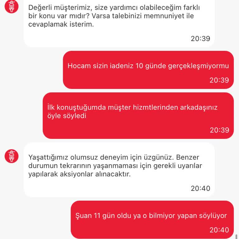 Teslim Edilmemiş Siparişin Teslim Edildi Olarak Görünmesi Ve Geri Ödeme Gecikmesi