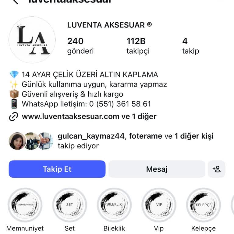 Luventa Aksesuar Sahte Bileklik Ve Cevapsız Müşteri Hizmeti