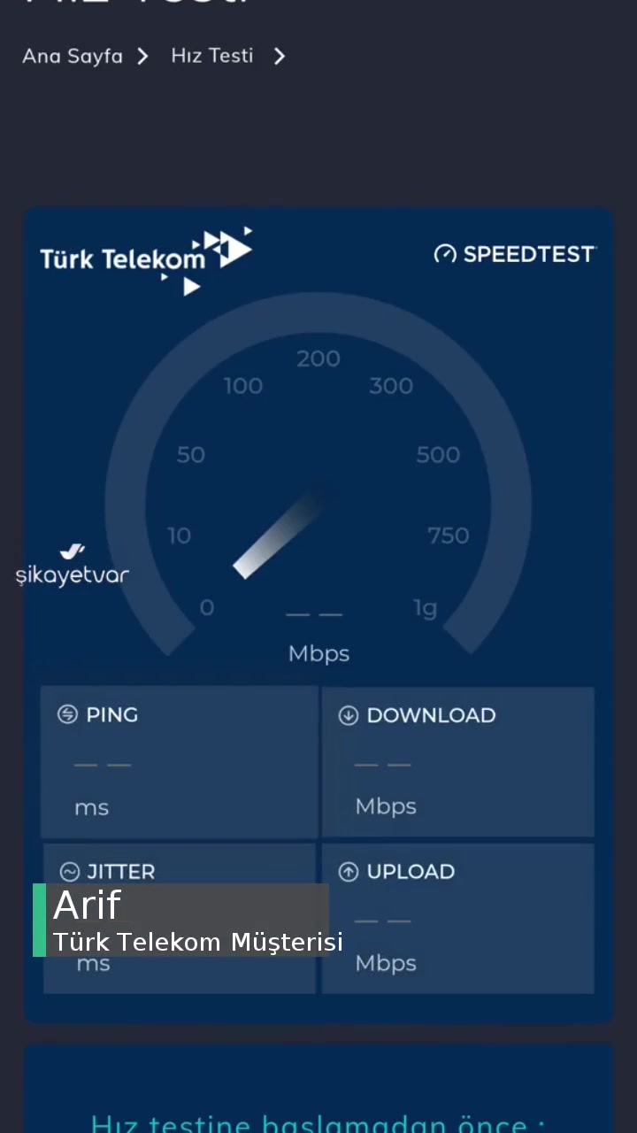 Türk Telekom Kötü Seviyede İnternet Hızı! videonun kapak resmi