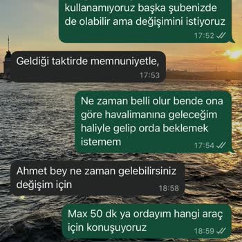 Yanlış Araç Verilmesi, Söz Verilen Değişimin Sağlanamaması Ve Fatura Hataları