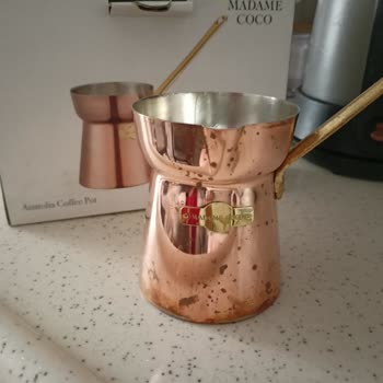 İlk Kullanımda Renk Kaybeden Bakır Cezve İçin Ücret İadesi