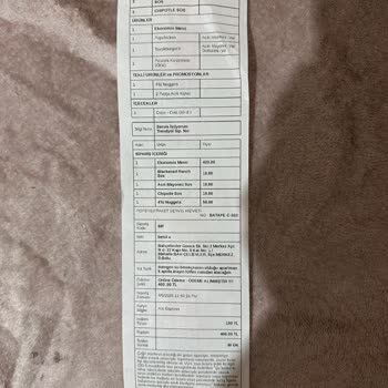 Hijyen Sorunu Ve İade Reddiyle Mağdur Oldum