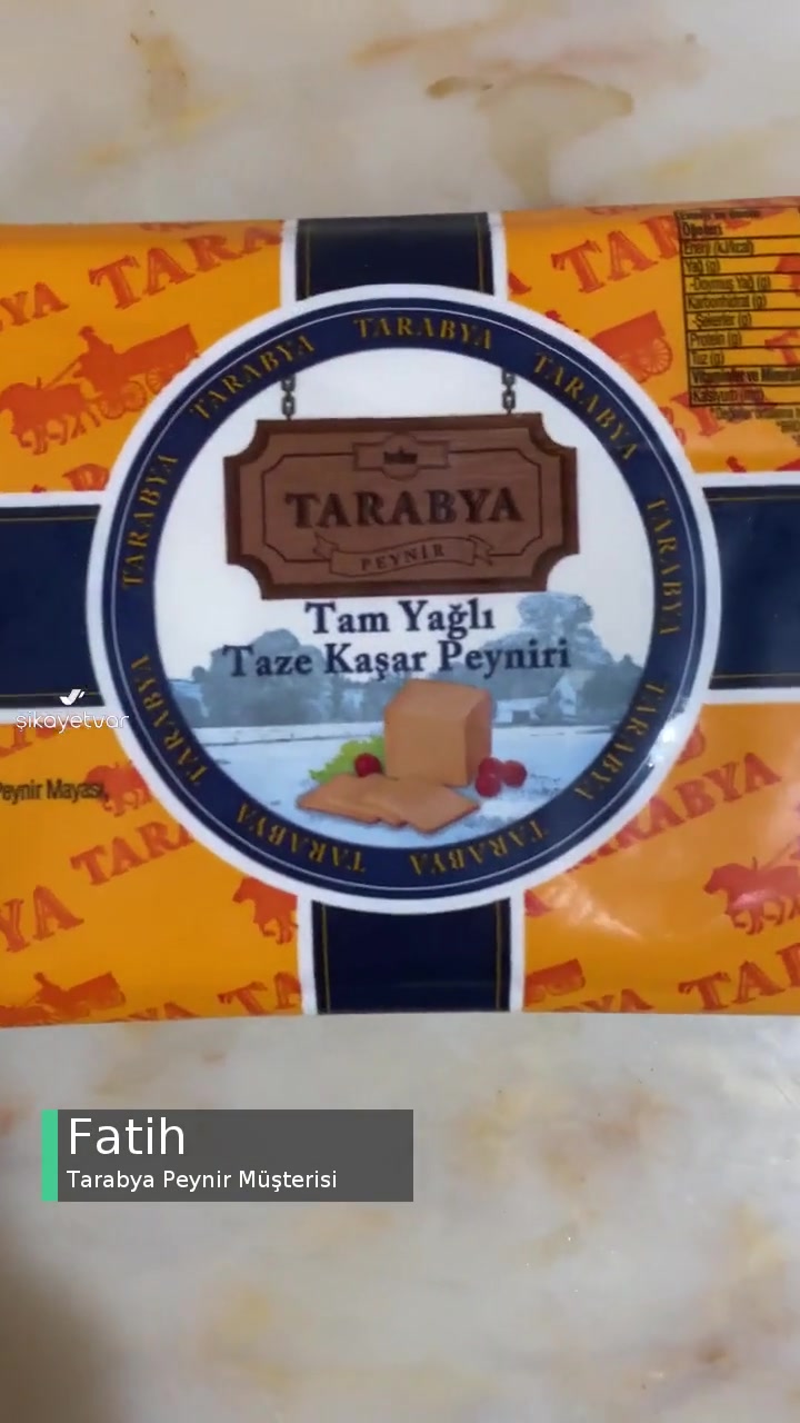 Tarabya Kaşar Peynirin İçinden Kıl Çıktı! videonun kapak resmi