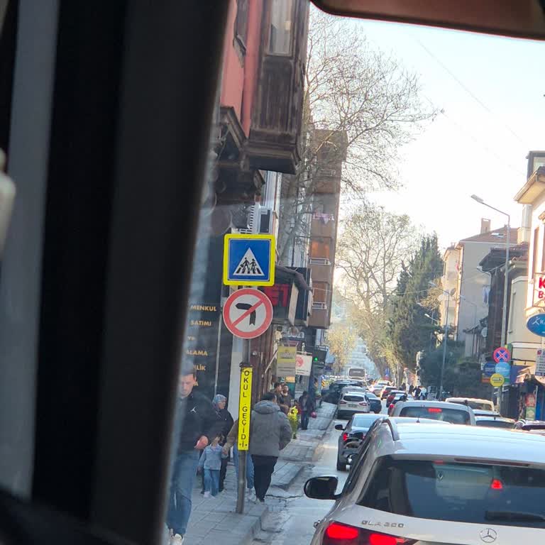 Halitpaşa Mahallesinde Trafik Çilesi Ve Sokak Köpekleri Tehdidi