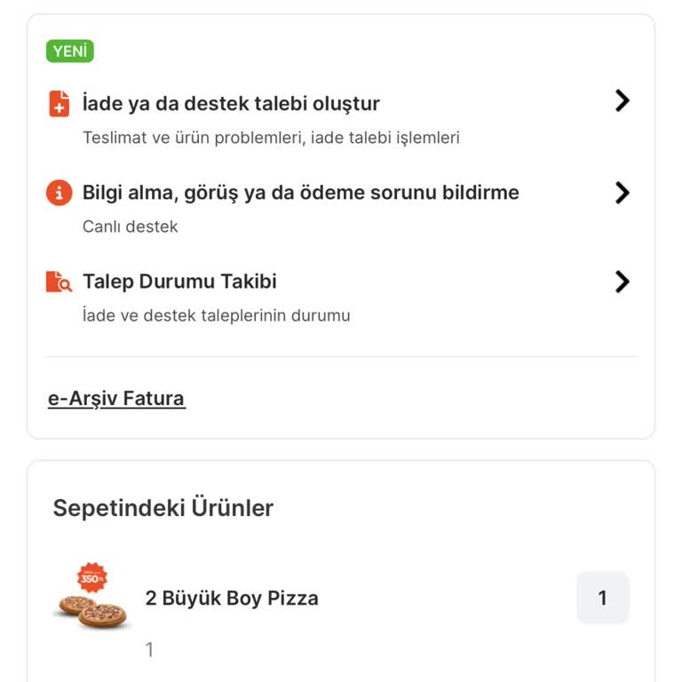 Migros Yemek Siparişimin Teslim Edilmemesi Ve Canlı Destek Çalışmıyor