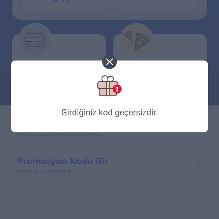 Domino’s Pizza Uygulamasında Cüzdan Kodu Bildirimleri Geçersiz Ve Bakiye Eklenmiyor