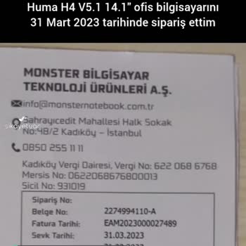 Monster Notebook Ürün Ve Müşteri Hizmetleri Bir Hayal Kırıklığı!