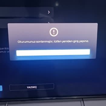 JVC Android TV'de Top TV Üyeliği Oturumu Sürekli Sonlanıyor