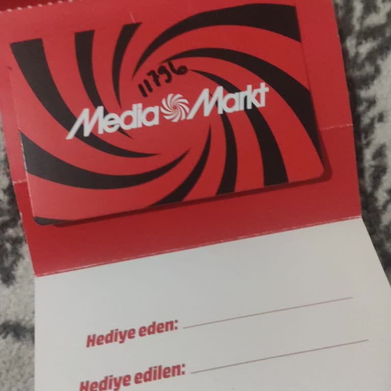 Media Markt Hediye Kartı Sistem Hataları Ve Yanıltıcı Süre Dolmuş Açıklamasıyla Mağduriyet