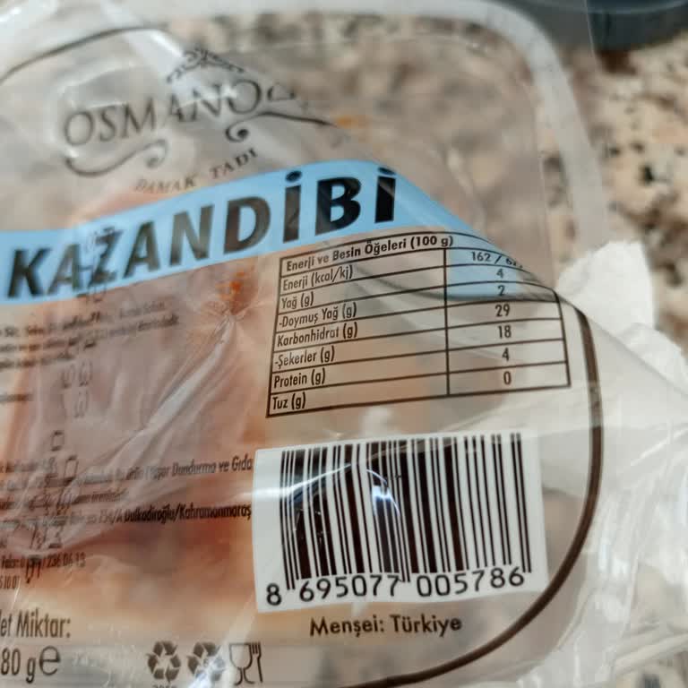 BİM Şubesinde Osmanoğlu Kazandibi Tatlısında Sinek Tespiti