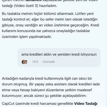 Capcut Pro Üyeliğinde Sürekli Kredi Kaybı Ve Destek Eksikliği