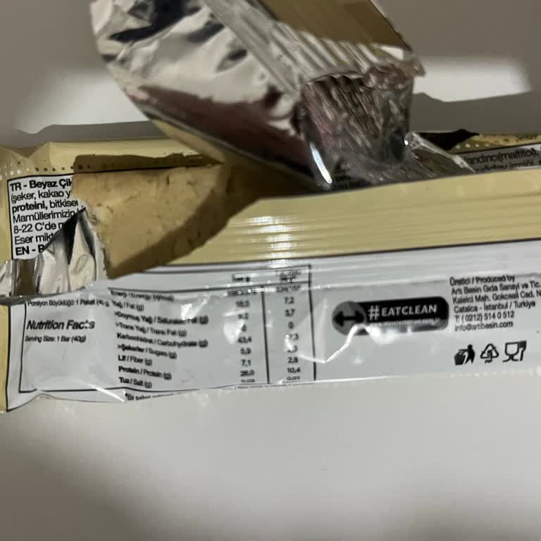 Geçmemiş Son Kullanma Tarihli Protein Barı Bozulmuş, Sağlık Riski