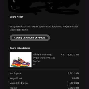 Zaptila Sipariş Gecikmesi ve Tam İade Talebi
