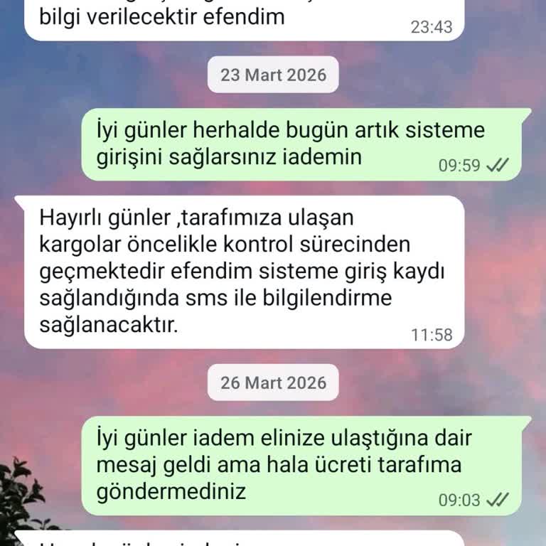 İade Ücreti 1.199 TL Hâlâ Hesaba Yansımadı