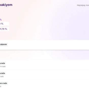 Hepsipay İade Tutarı Bakiyede Görünmüyor Ve Mağduriyet Yaşanıyor