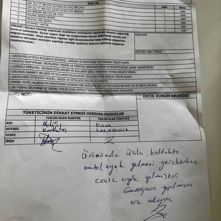 Metal Ayaklı Koltuk Takımı Ahşap Ayaklı Teslim Edildi; Bedel İndirimi Talebi Reddedildi