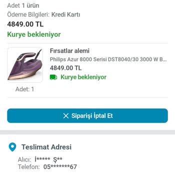 Epttavm Siparişim Teslim Edilmedi Ve Kargo Bekleniyor