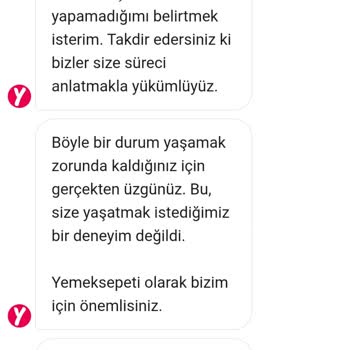 Soğuk Tavuk Ve Sert Makarna, Yemeksepeti Destek Hattı Çözüm Sunmadı