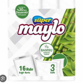 Maylo 3 Katlı Bambu Havlu Kağıdı Aşırı Yırtılma Ve Dayanıklılık Eksikliği