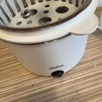 Sinbo Çok Fonksiyonlu Buharlı Pişiricide İlk Kullanımda Patlama Ve Sigorta Atması