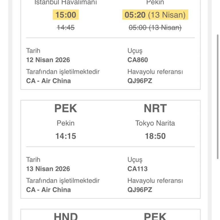 İptal Edilen Uçuş İçin Kesintisiz Ve Acil İade Talebi