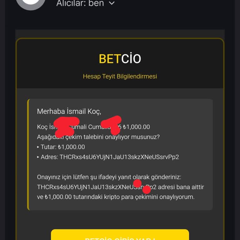 Betcio Hesabım Kapatıldı Ve 1000 TL Çekim Talebim Ödenmedi