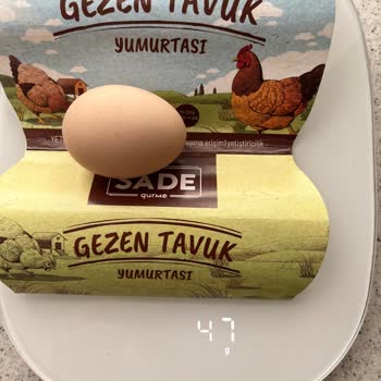 Getir'de Sade Organik Yumurta Gramajı Yanıltıcı Ağırlık Farkı ve İade Talebi