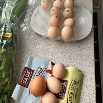 Getir'de Sade Organik Yumurta Gramajı Yanıltıcı Ağırlık Farkı ve İade Talebi