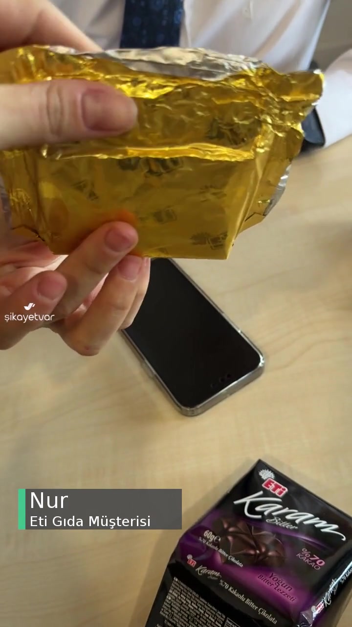 Eti Karam Bitter Çikolatada Eksik Ürün Sorunu! videonun kapak resmi