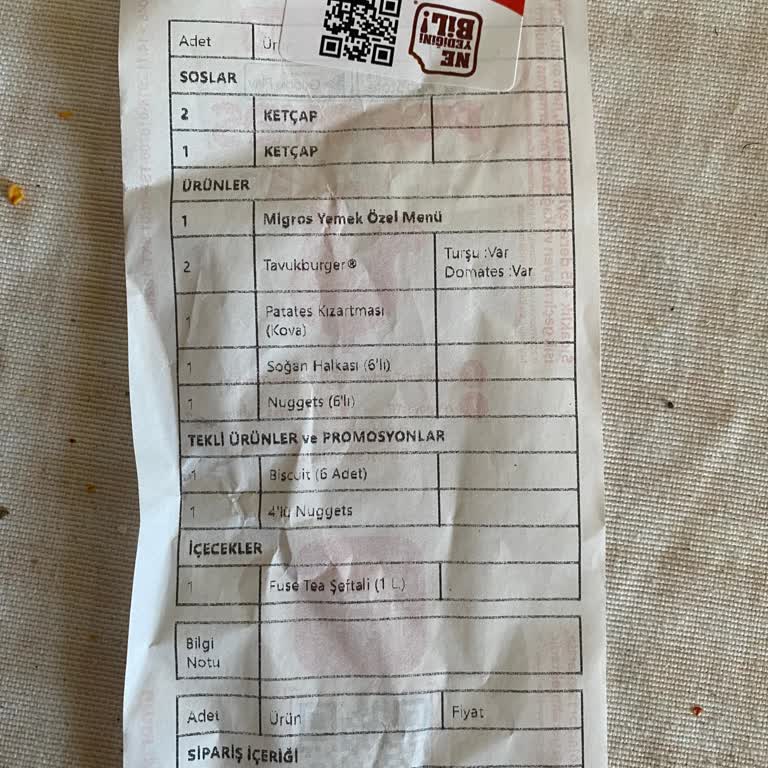 Popeyes Siparişinde Tavuk Burger Eksik Ve İçecek Yanlış Gönderildi