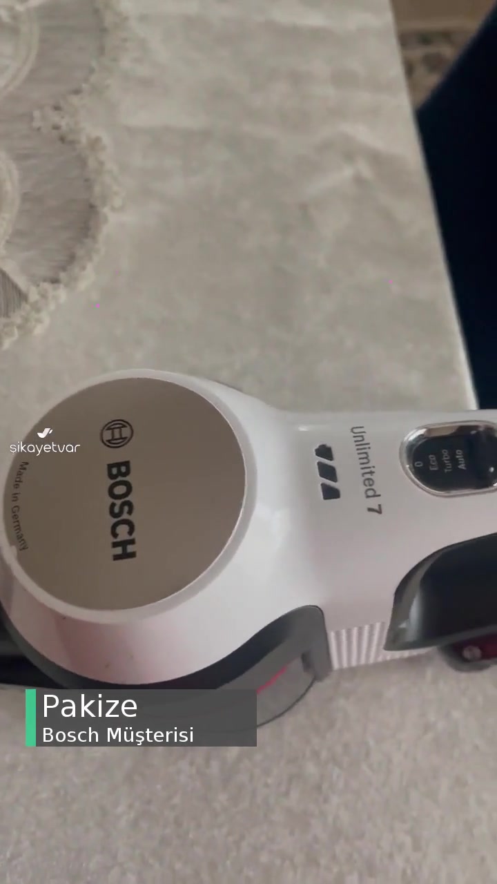 Bosch Unlimited 7 Dikey Süpürge Başlık Sorunu! videonun kapak resmi