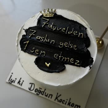 Aşkın Fırın & Cafe Kişiye Özel Doğum Günü Pastasında İlgisiz Ve Özensiz Yaklaşım